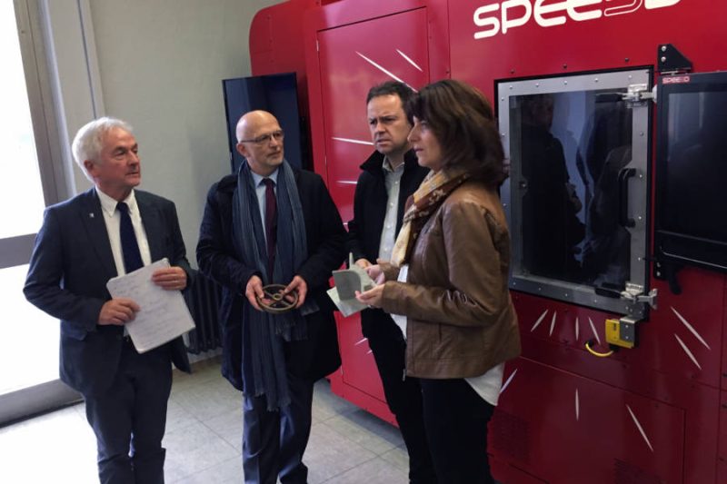 Der erste Lightspee3d-Drucker ist in Europa angekommen