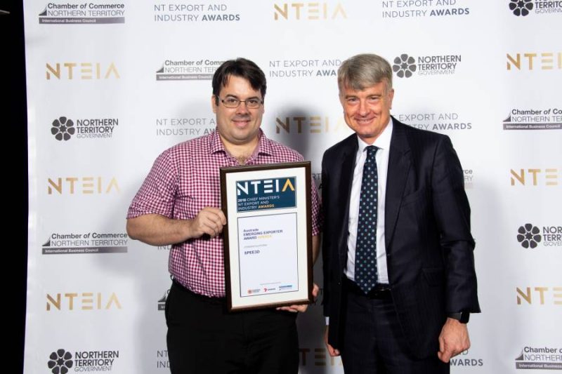Spee3d Winner Of The Nt Emerging Export Award