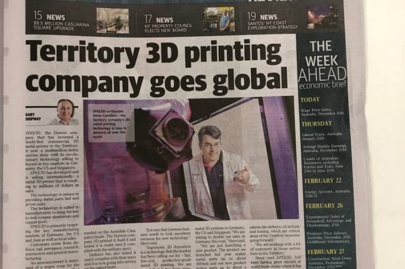 Spee3d Features In The Nt Business News
