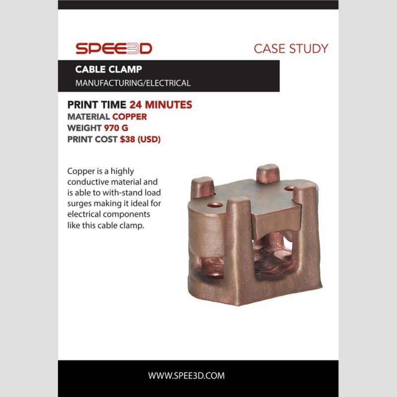 Abrazadera de cobre Spee3d A4