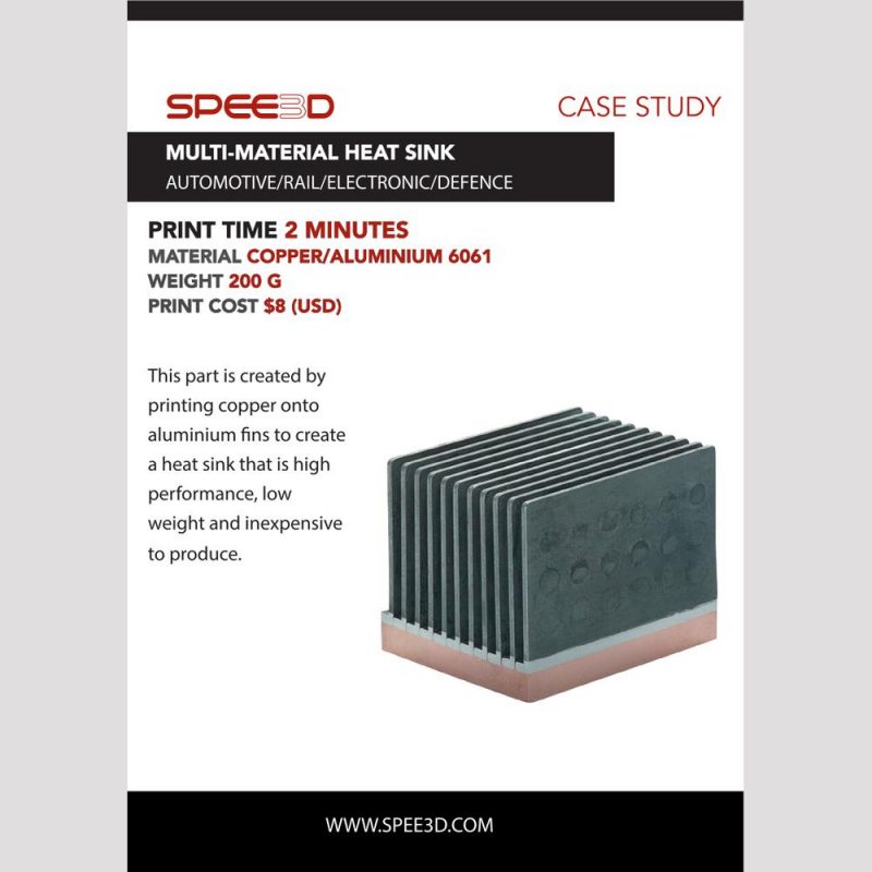 Disipador de calor Spee3d Multi Material A4